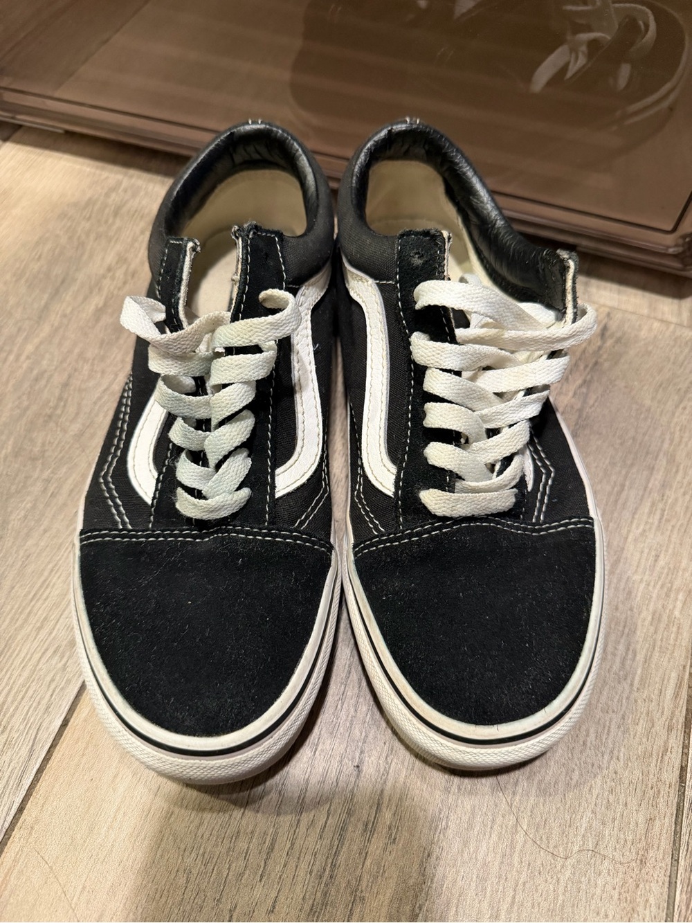 Vans Black and White Old Skool Sneakers